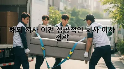 해외 지사 이전: 성공적인 회사 이사 전략